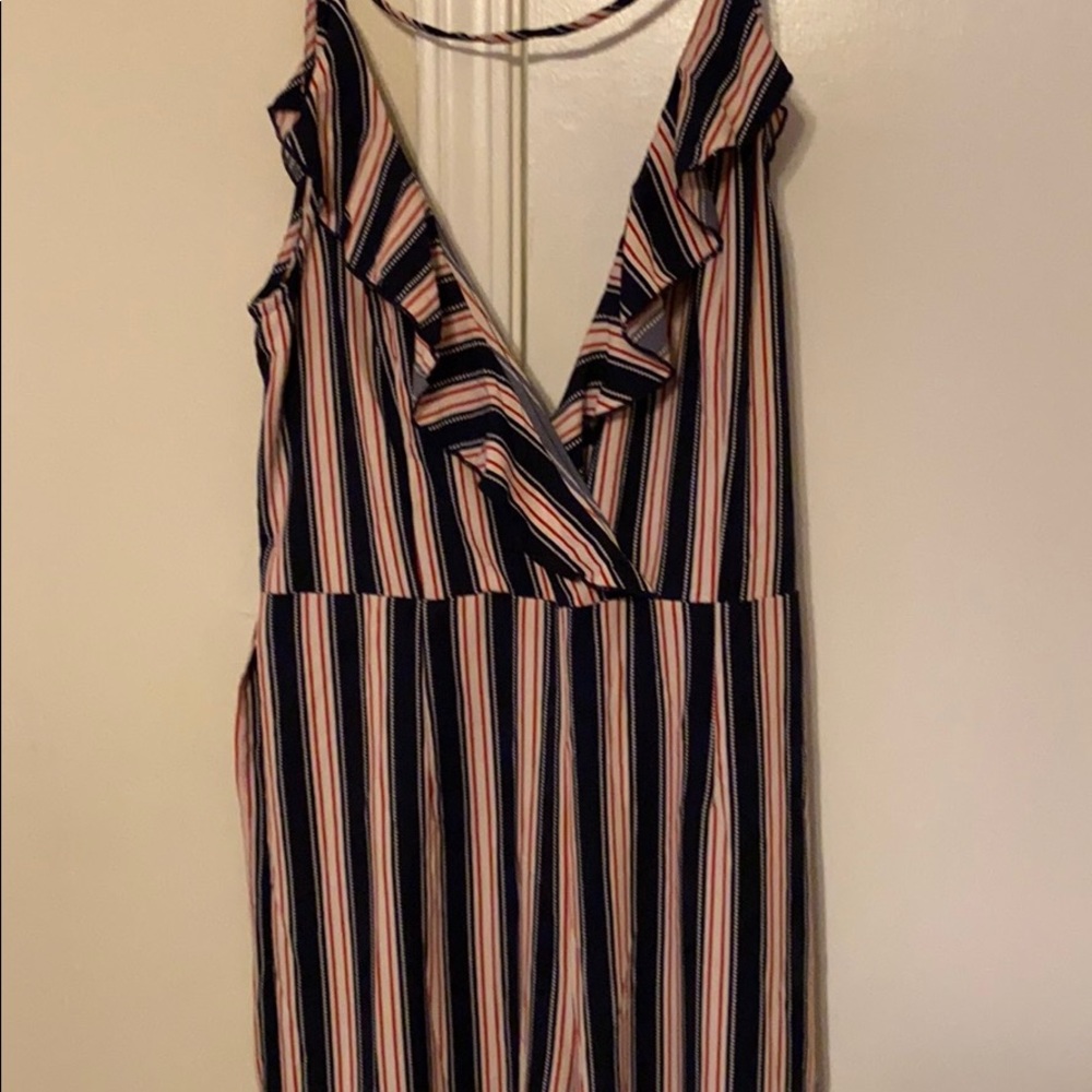 Striped jumpsuit
